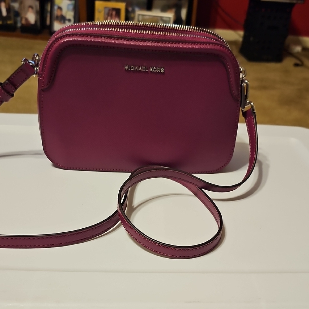 Michael Kors Magenta Crossbody Bag